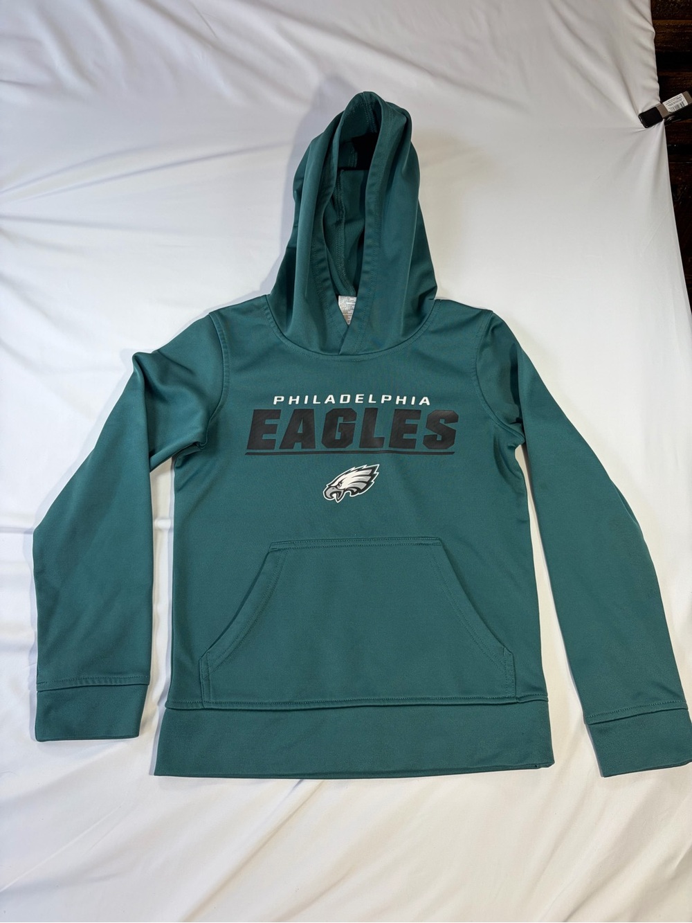 Philadelphia Eagles NFL Youth Hoodie in Teal with Logo
